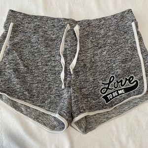 Justice Girl's Gray Active Shorts Size 14‎